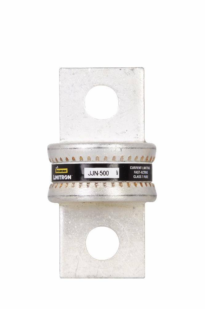 Bussmann Limitron™ T-Tron® JJN-500 Fast Acting Current Limiting Low Voltage Fuse, 500 A, 300 VAC/160 VDC, 20/200 kA Interrupt, T Class, Cartridge Body