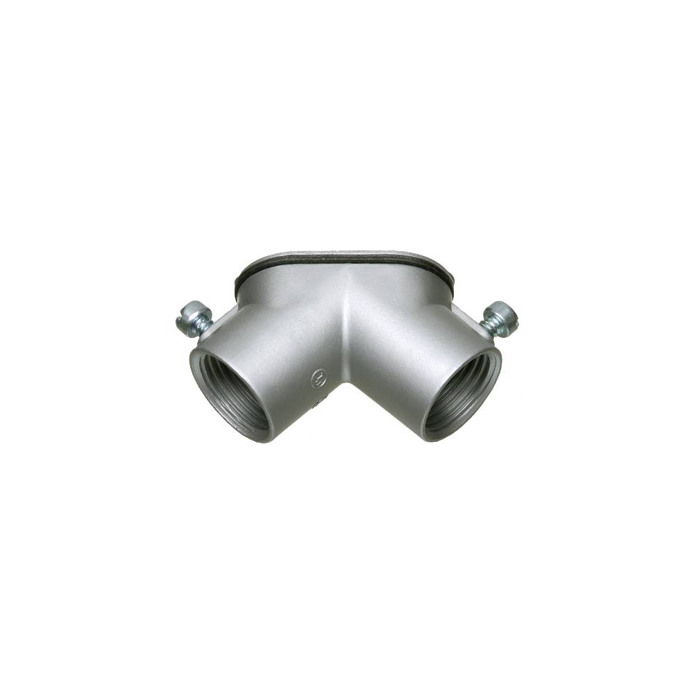 Arlington HL7500 Combination Conduit Pulling Elbow With Cover and Gasket, 3/4 in Trade, 90 deg, Zinc