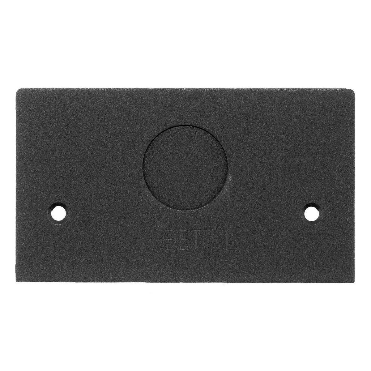 Wiring Device-Kellems SS2309FBKA Standard Sized Faceplate, Aluminum