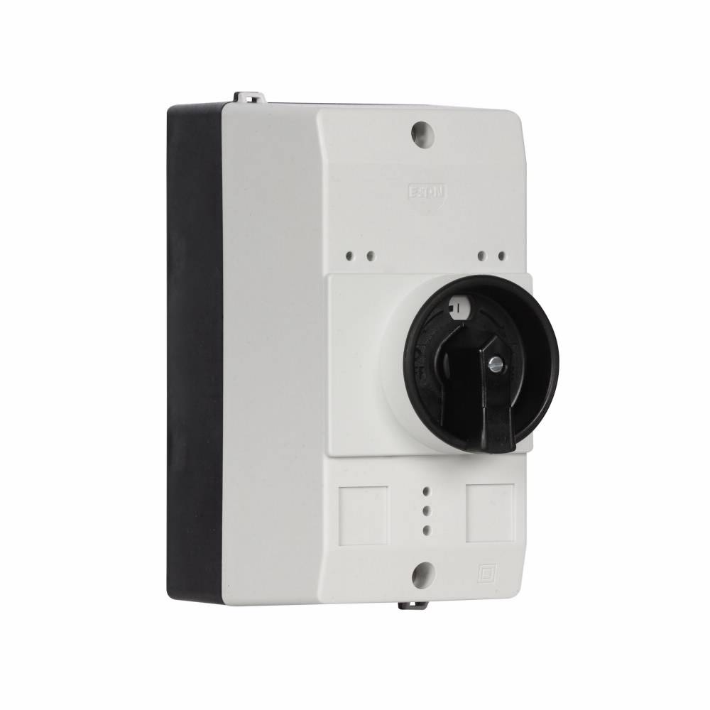 EATON XTPAXENCSEM55B Insulated Enclosure With Black/Gray Rotary Handle, IP55 NEMA Rating, 6.22 in H x 3.15 in W x 3.94 in D