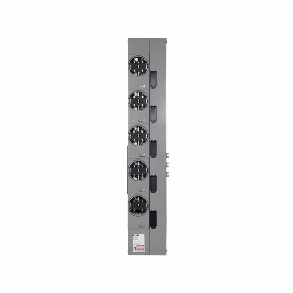 EATON 1MM520RRL 5-Socket Multiple Metering Meter Stack Module, 120/240 VAC, 200 A, 1 ph Phase, 3 Wires