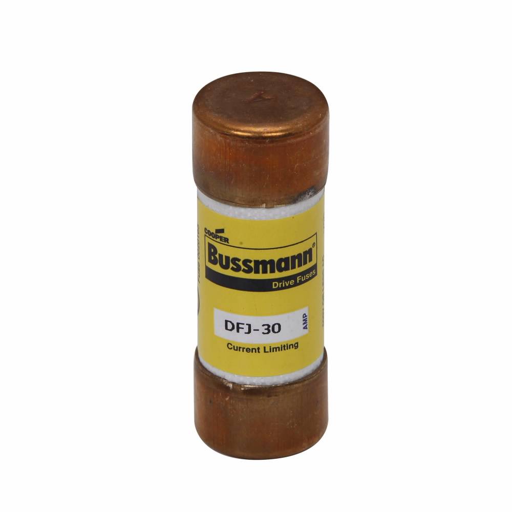 Bussmann DFJ-1 Current Limiting High Speed Drive Fuse, 1 A, 150 VAC/VDC, 200/100 kAIC Interrupt, J Class, Cylindrical Body