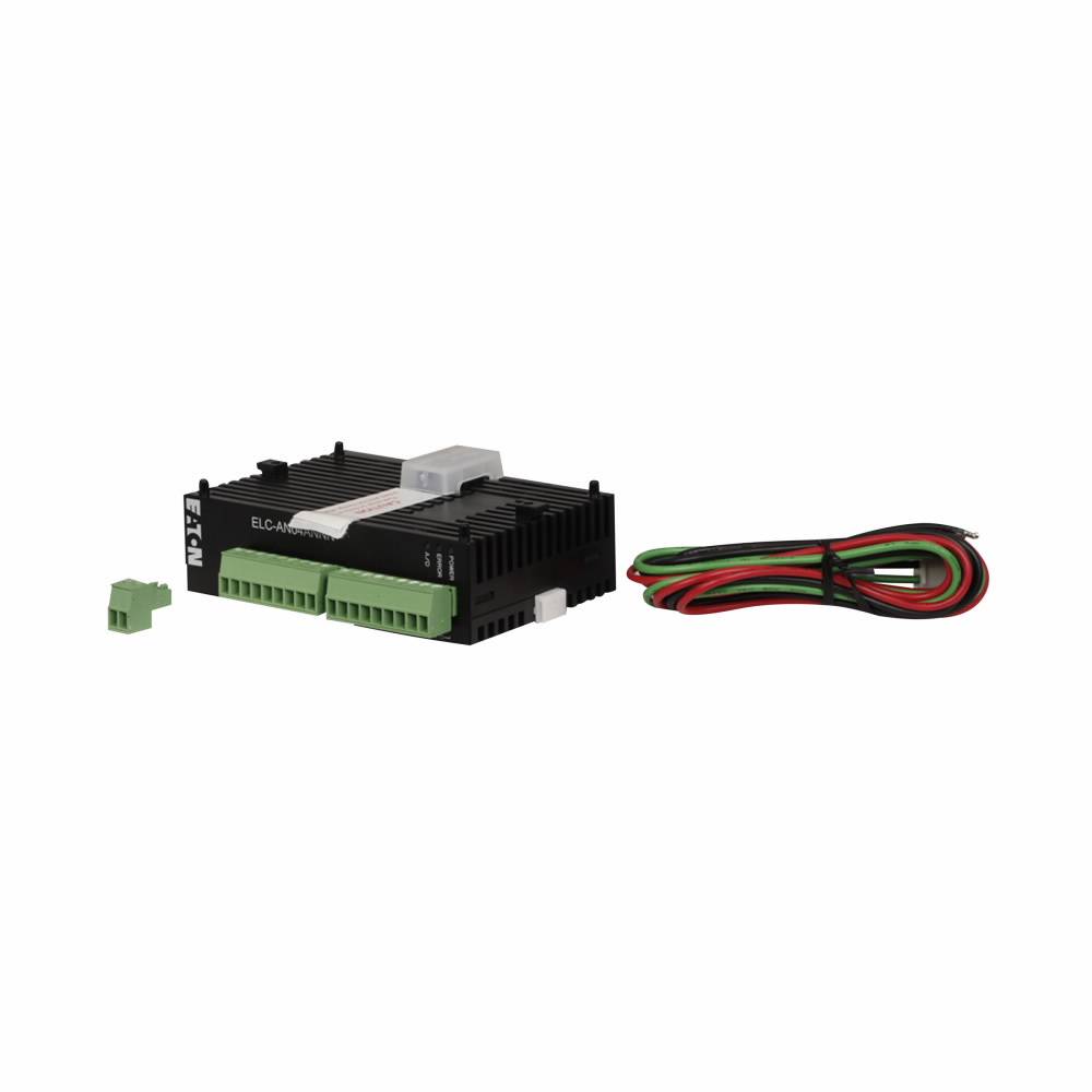 EATON ELC-AN04ANNN Right Side Bus Analog Input Module, 24 VDC, 90 mA, 4 Inputs, 12/13 bit Resolution