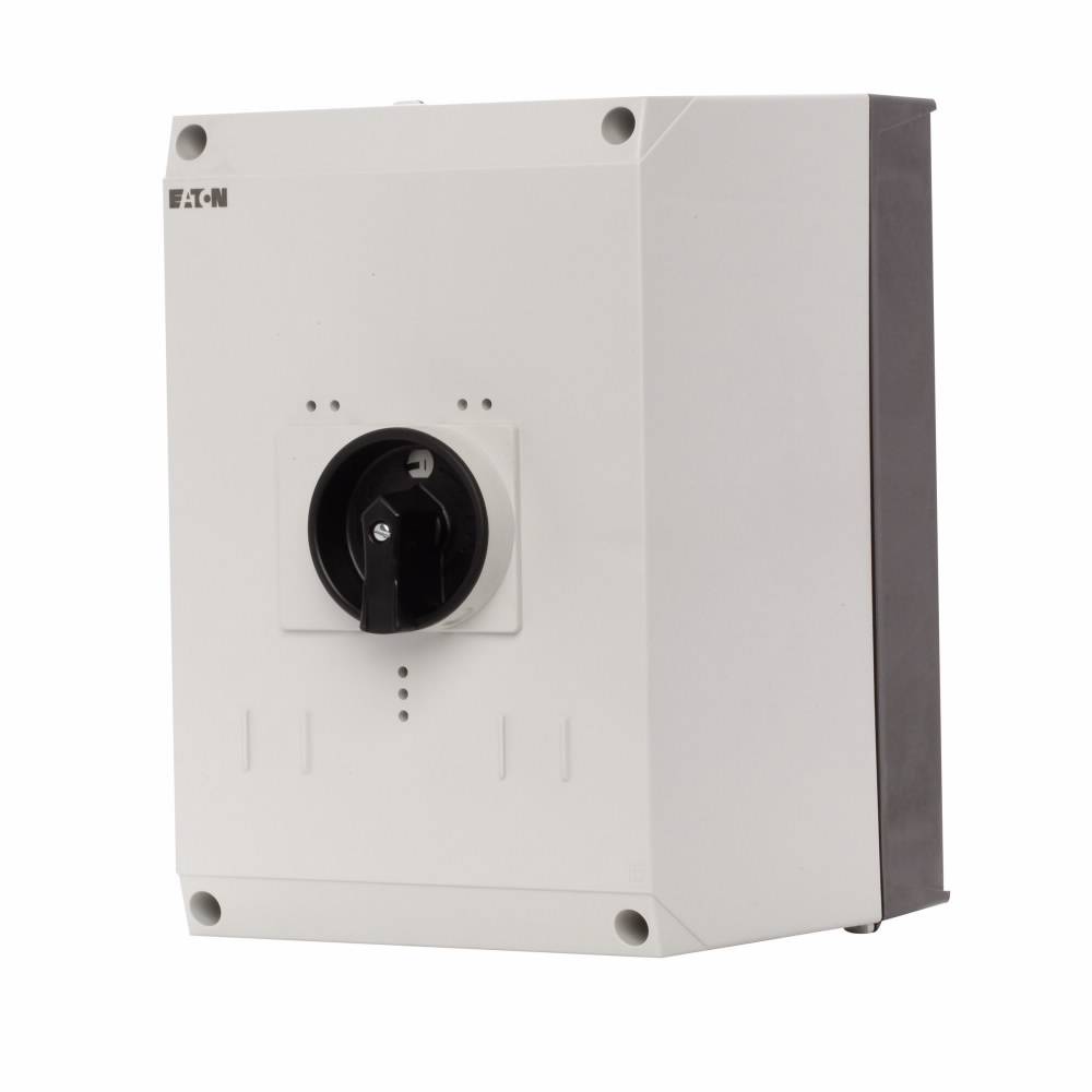 EATON XTPAXENCSD65B Insulated Enclosure With Black/Gray Rotary Handle, NEMA 1/12/3R/4X NEMA Rating, 9.45 in H x 6.3 in W x 7.76 in D