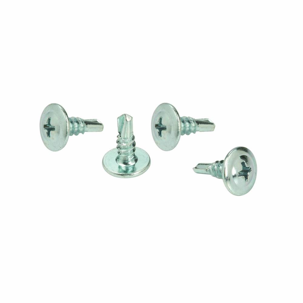 B-Line BWHS-9D 1-Piece Self-Drilling Mounting Screw, 9/16 in, 9/16 in OAL, Cold Rolled High Carbon Steel