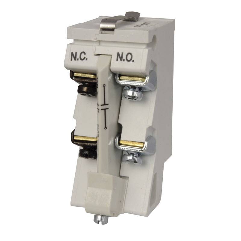 EATON J1C Type J Auxiliary Contact, 2 Contacts, Silver Cadmium Alloy
