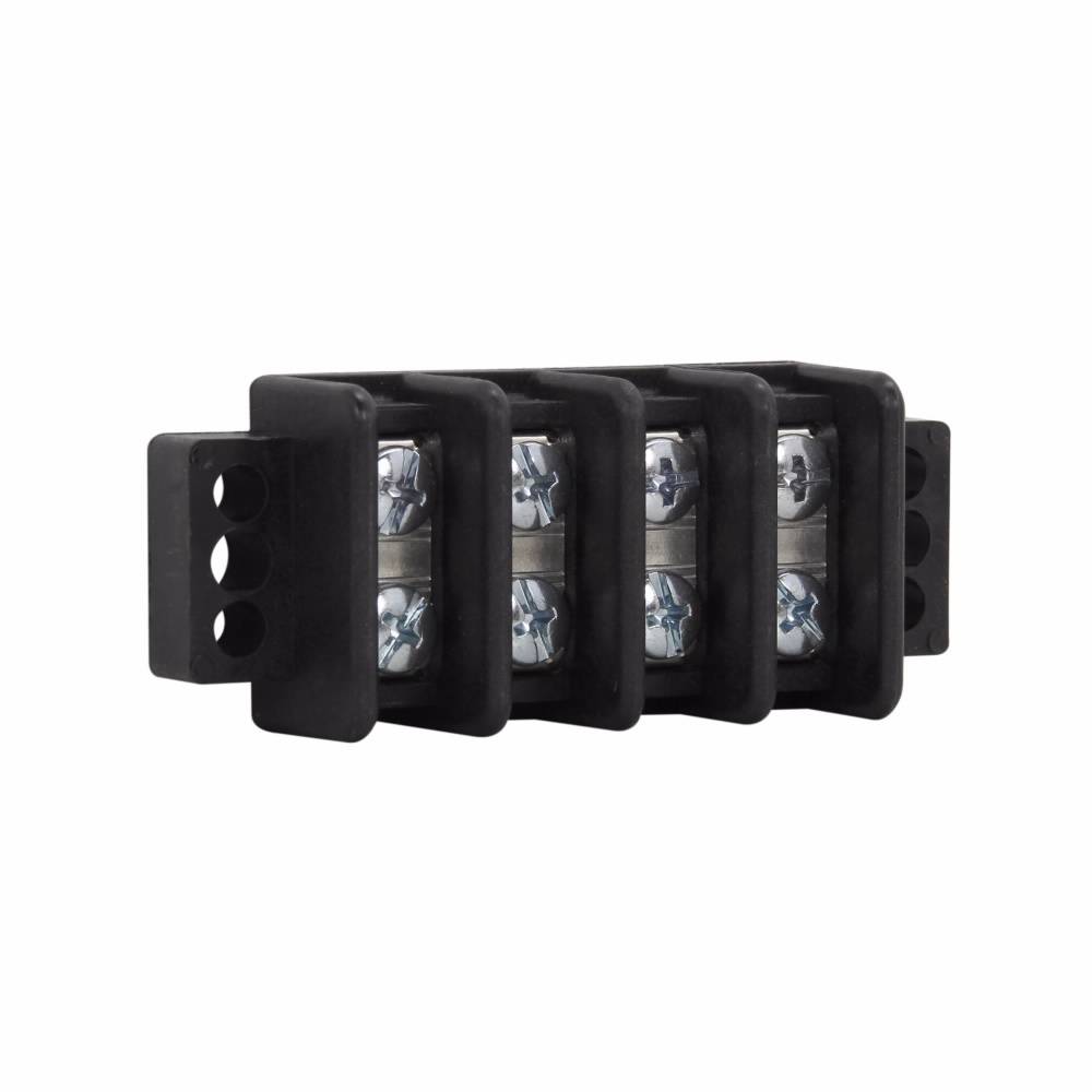 Bussmann TB300-02ST Terminal Block Strips and Barrier Block, 600 V, 30 A, Black