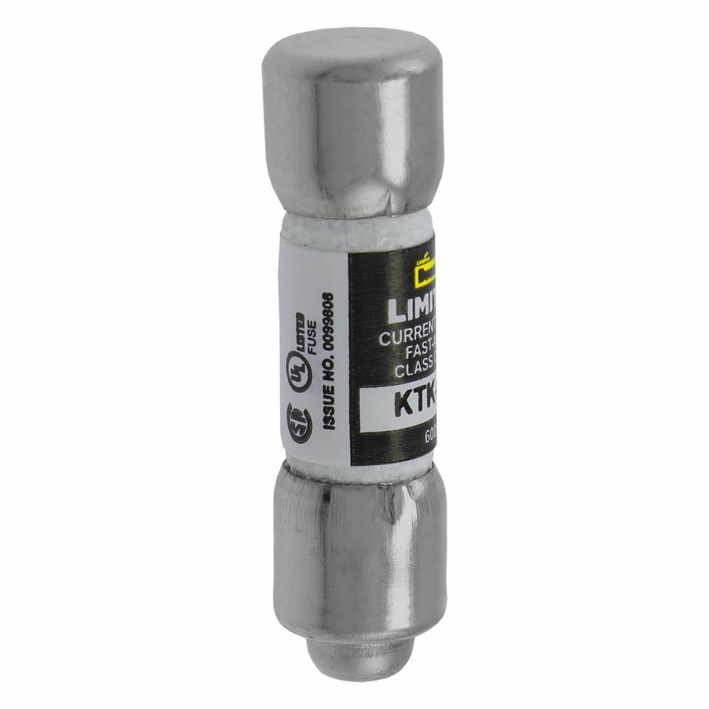 Bussmann Limitron™ KTK-R-3 Fast Acting Fuse, 3 A, 600 V, 200 kA Interrupt, CC Class, Cylindrical Body