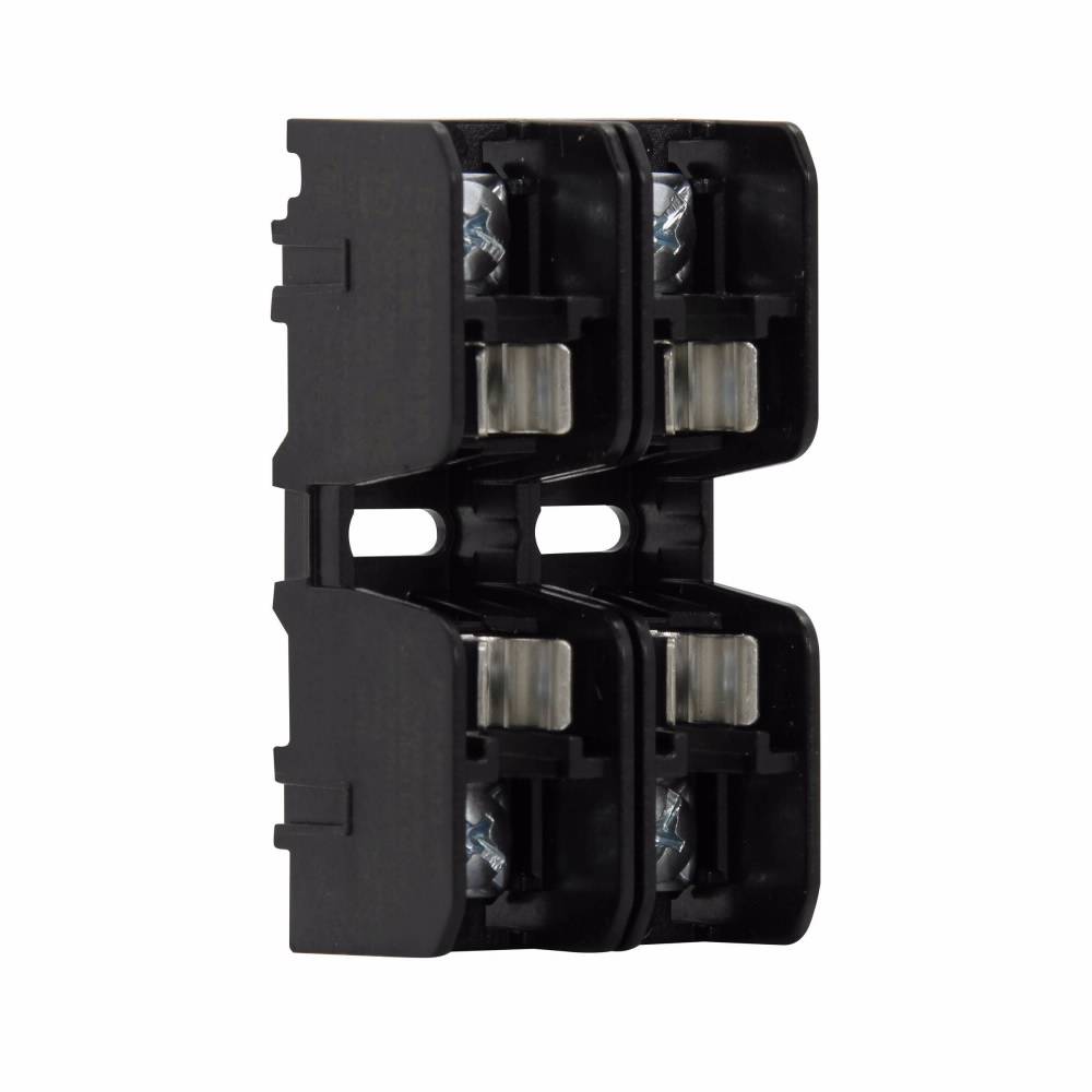 Edison BCM603-2P BC Series Modular Fuse Block With Pressure Plate, 600 VAC/VDC, 30 A, 2 Poles