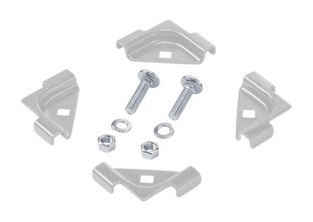 Hoffman LJSKW DCR Junction Splice Kit, For Use With Ladder Rack System, Steel, White