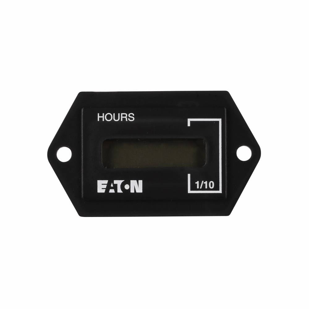 EATON E42DI2448230R Hour Model Rectangular Elapsed Time Meter, 6 Digits, LCD Display