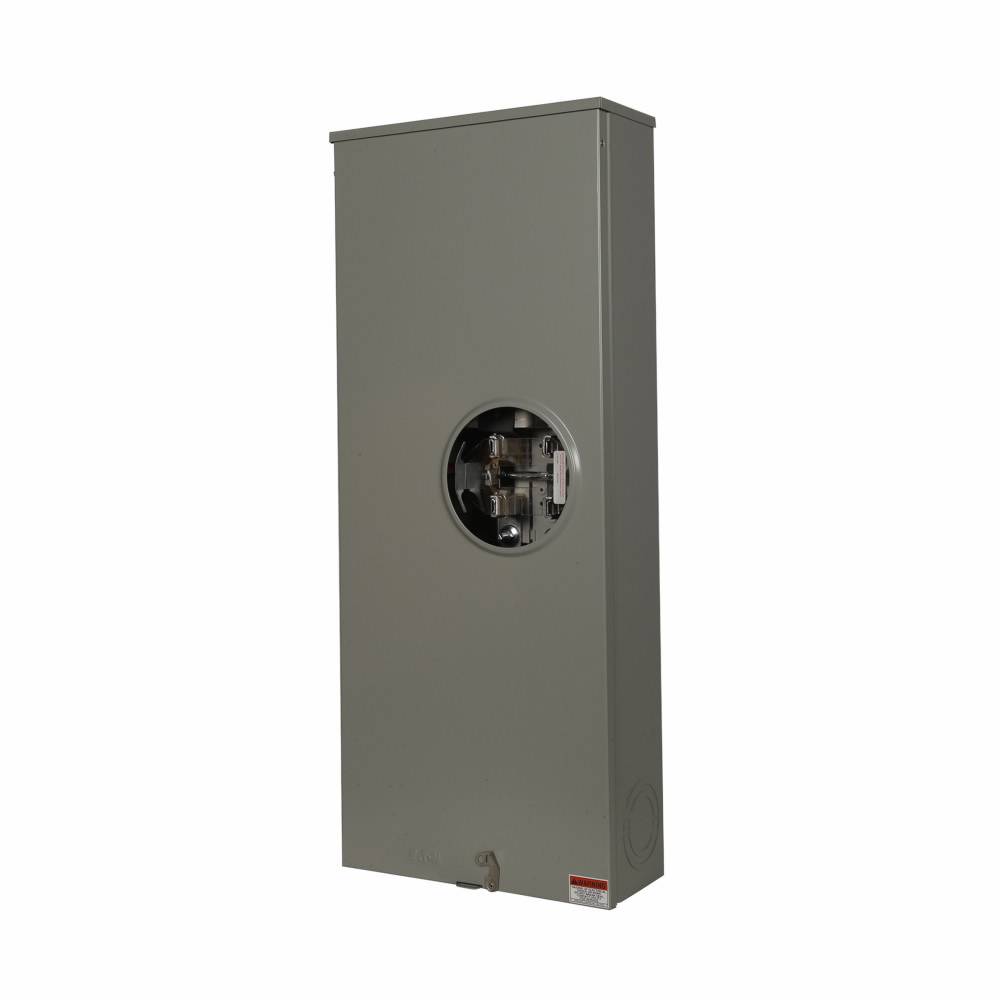EATON 1008948CH 1-Position 3-Wire Lever Bypass Triplex Meter Socket, 600 VAC, 320 A, 1 ph Phase