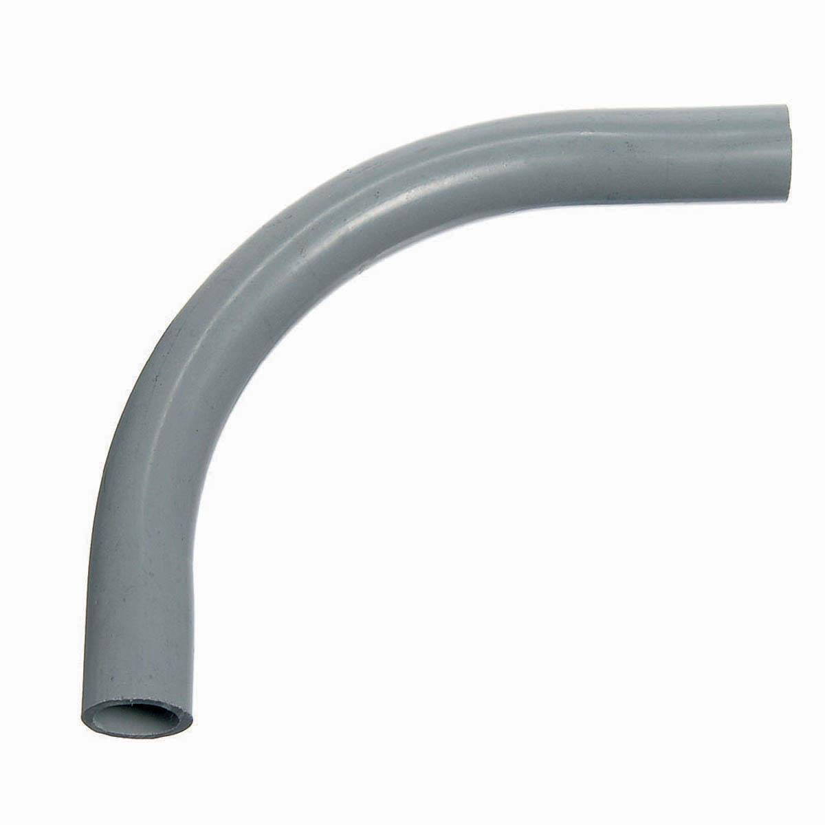 Carlon® UA9HF SCH 40 Plain End Special Radius Conduit Elbow, 1 in Trade, 90 deg, PVC
