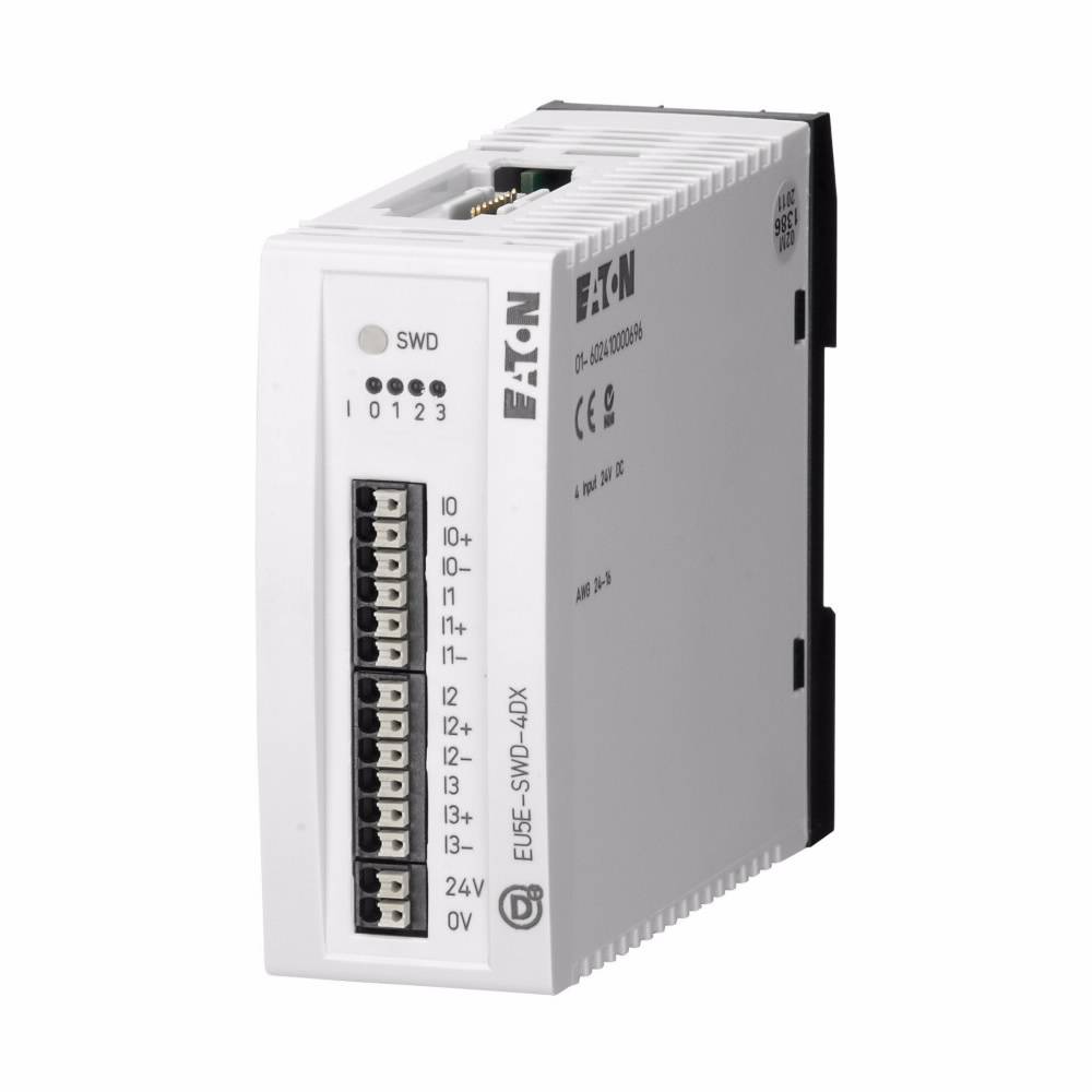 EATON EU5E-SWD-4D2R Digital Input/Output Module, 4 Inputs, 2 Outputs