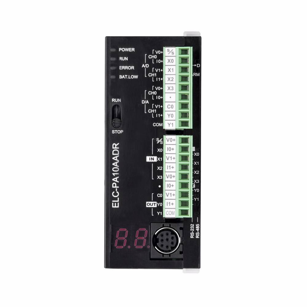 EATON ELC-PA10AADR Modular Programmable Logic Controller, 24 VDC, 1.5 A, 2-Analog/2-Digital Inputs, 2-Analog/4-Digital Outputs