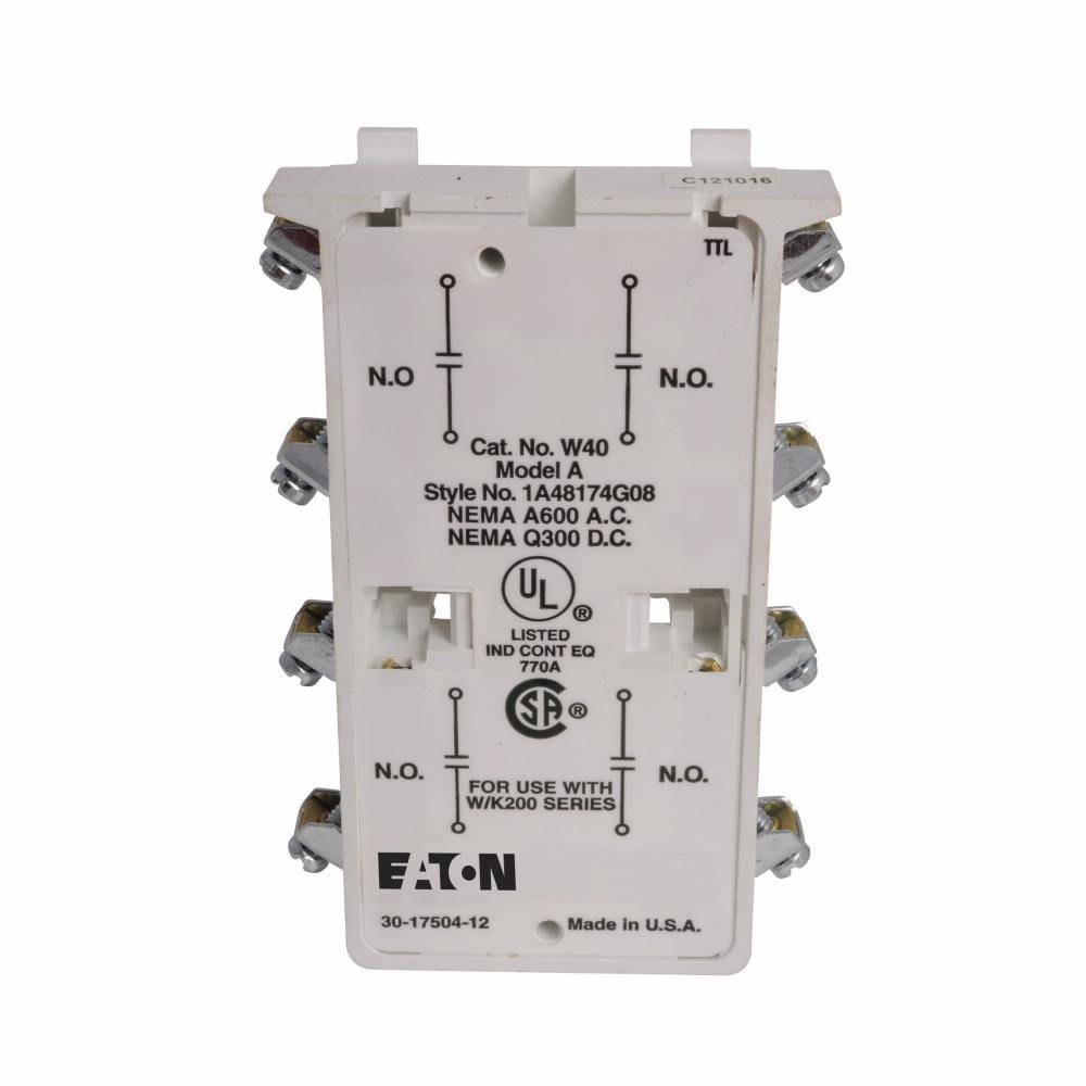 Allen-Bradley W40 NEMA Overload Relay Heater