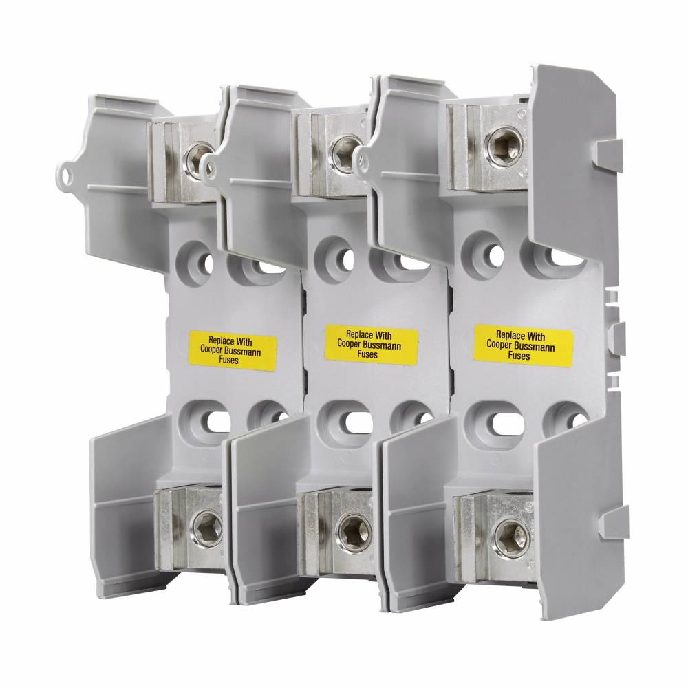 Edison HM25100-1CR HM250 Modular Fuse Block, 250 VAC, 100 A, H Class, 14 to 1/0 AWG Wire, 1 Pole