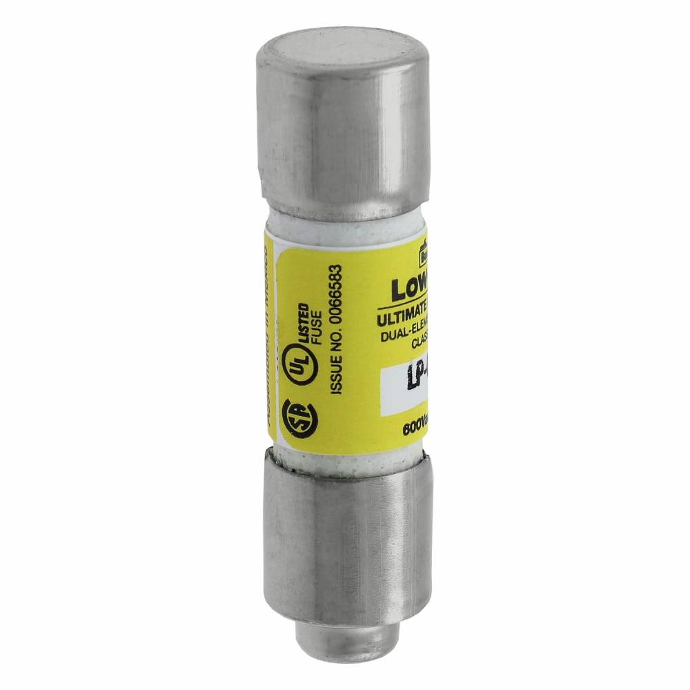 Bussmann Low-Peak™ LP-CC-5 Current Limiting Time Delay Fuse, 5 A, 600 VAC/150 VDC, 20/200 kA Interrupt, CC Class, Cylindrical Body