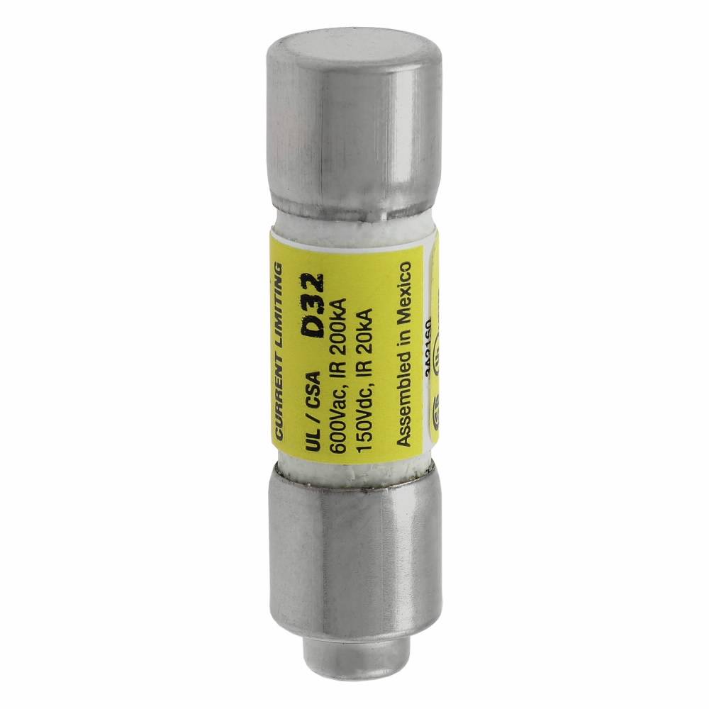 Bussmann Low-Peak™ LP-CC-5 Current Limiting Time Delay Fuse, 5 A, 600 VAC/150 VDC, 20/200 kA Interrupt, CC Class, Cylindrical Body