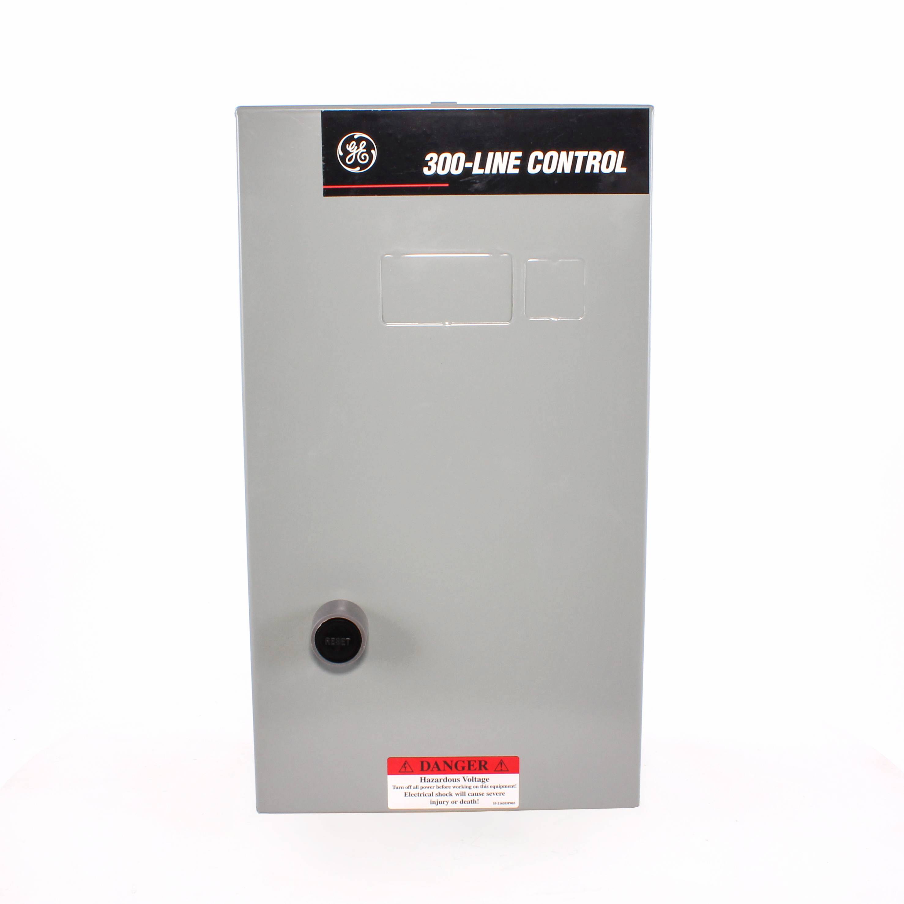 GE CR306D102 300 Line Full Voltage Non-Combination Non-Reversing NEMA Magnetic Starter, 115 to 120 VAC V Coil, 3 Poles, NEMA 1 Enclosure