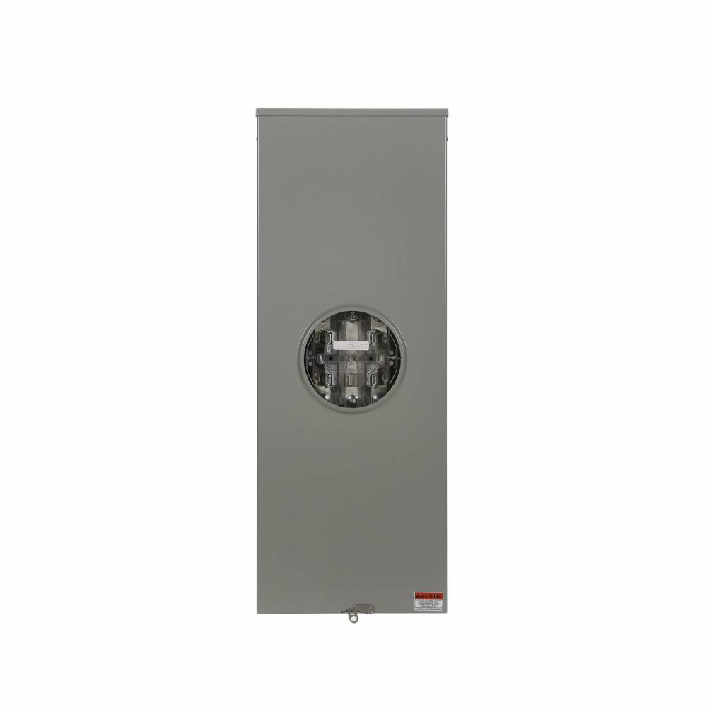 EATON Cutler-Hammer 1008792CH 3-Wire 1-Position Commercial Service Meter Socket With Lever Bypass, 600 VAC, 320 A, 1/3 Phase