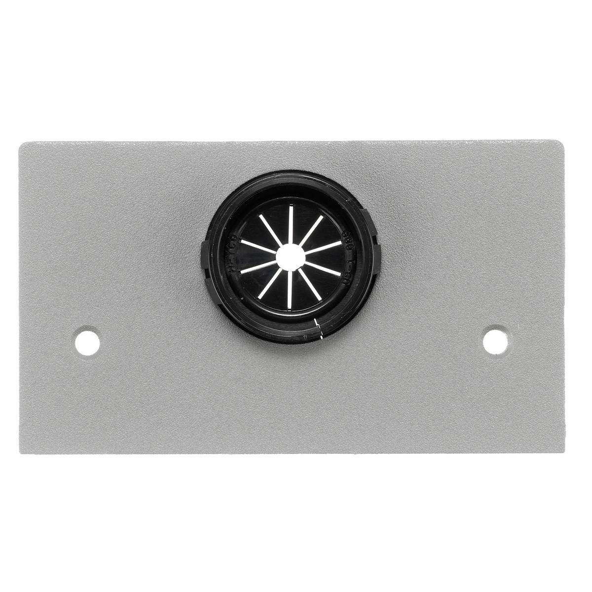 Wiring Device-Kellems SS2309TGYA Standard Faceplate, 4.39 in L x 2.51 in W, Aluminum