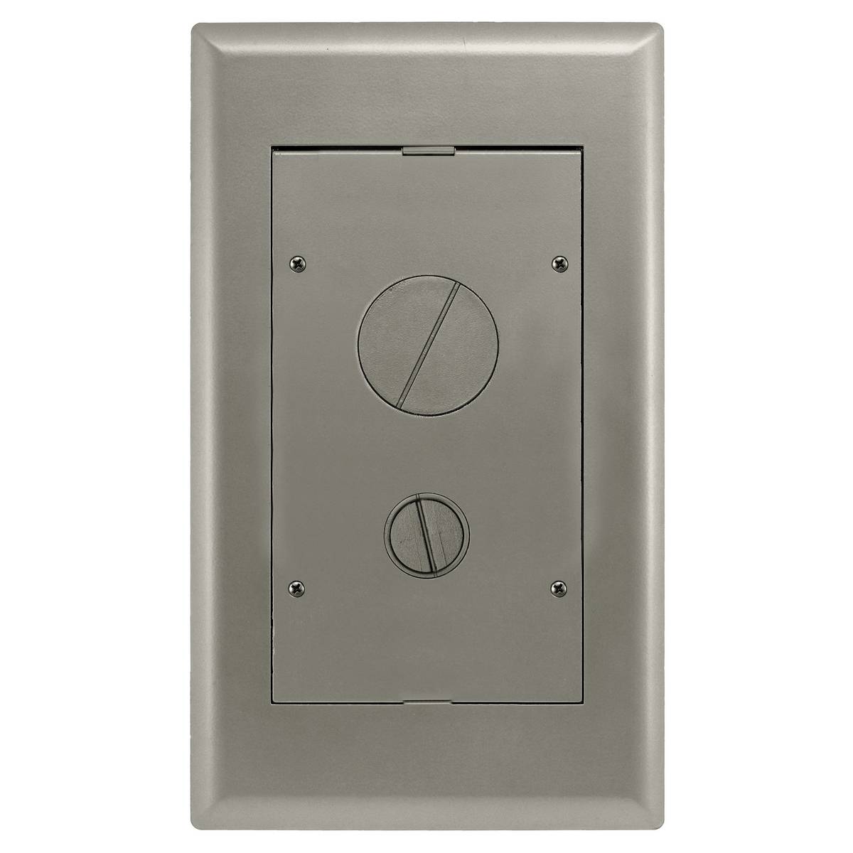 Wiring Device-Kellems SystemOne 2GAFBFFCVRNK AFB Floor Box Cover, 15 in L x 8-3/4 in W, Cast Aluminum