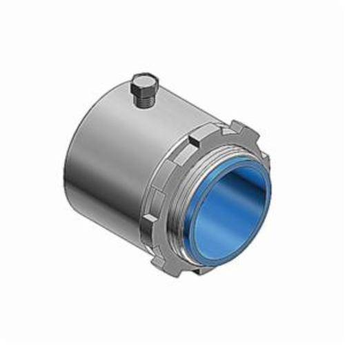 T&B® 8225 Insulated Set Screw Connector, 3/4 in Trade, For Use With Rigid/IMC Conduits, Steel, Chromate Coated/Electro-Zinc Plated