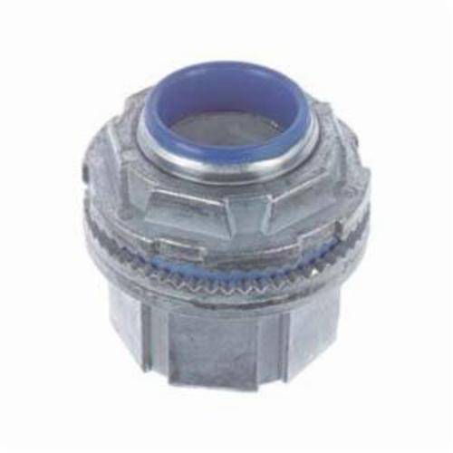 T&B® H100CP Hub Connector With Thermoplastic Insulated Throat, 1 in, For Use With Rigid/IMC Conduits, Zinc, Polished Chrome