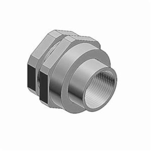 T&B® Industrial Fitting UNF-1005-TB 3-Piece Coupling Dust-Ignitionproof Female Explosionproof Conduit Union, 4 in, Steel, Electro Galvanized