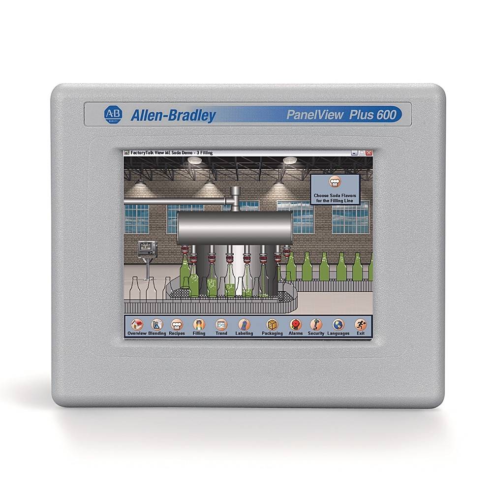 Allen-Bradley Panel View Plus 6 600 Ethernet RS232