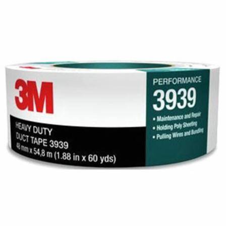 2" x 60 Yd x 9 Mil, 3M 3939-48MMX55M Duct Tape, Silver