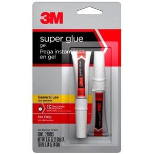 0.14Oz, 3M 18008 Glue Gel, Tube, Clear