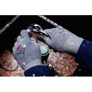 3M CGL-W Comfort Grip Gloves, Large, Gray