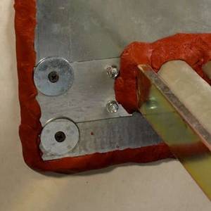 11" x 1.4", Dark Red, Fire Barrier Moldable Putty Stick
