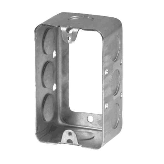 Iberville® BC1110R BC Series Gangable Utility Box Extension, 4 in L x 2-3/8 in W x 1-7/8 in D, Steel