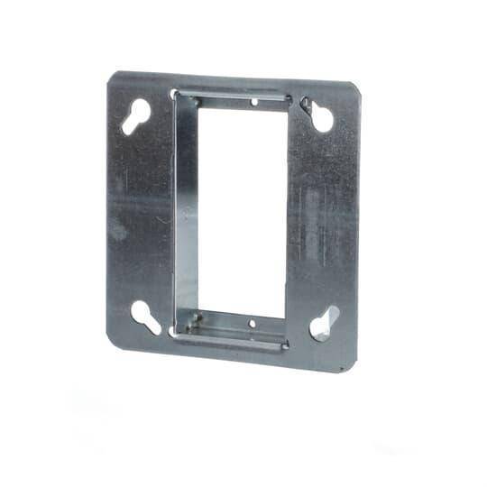 Iberville® BC52C49-3/4 Cornered Tile Cover, 4 in L x 4 in W, Steel