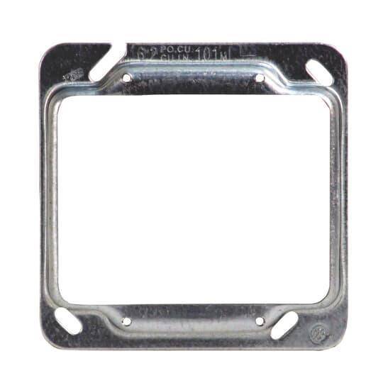 Iberville® BC52-C-17 2-Device Box Cover, 4 in L x 4 in W, Steel