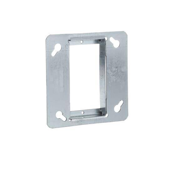 Iberville® BC52-C-49-5/8 1-Device Box Cover, 4 in L x 4 in W, Steel