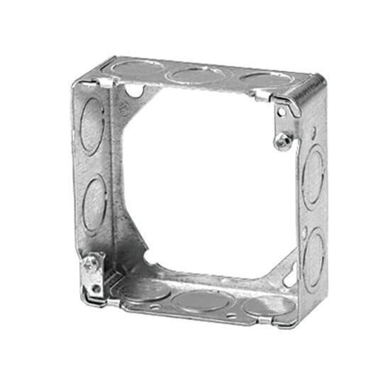 Iberville® BC53151K Square Outlet Extension Ring, 4 in L x 4 in W x 1-1/2 in D, Steel