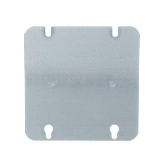 Iberville® BC72-C-1 Box Cover, 4-11/16 in L x 4-11/16 in W, Blank/Flat Cover, Steel