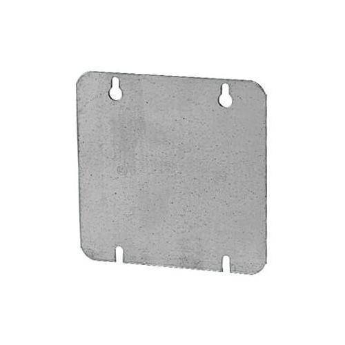 Iberville® BC72-C-1 Box Cover, 4-11/16 in L x 4-11/16 in W, Blank/Flat Cover, Steel