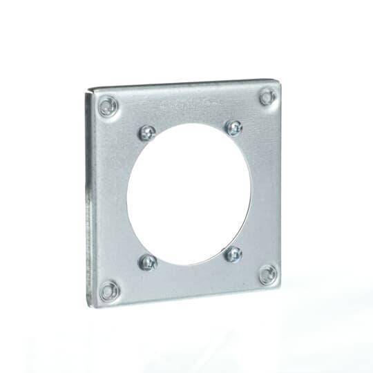 Iberville® BC8362 Surface Cover, 4 in L x 4 in W, Steel