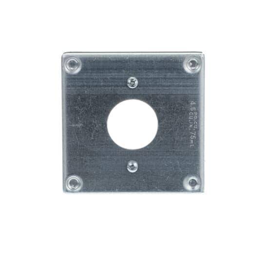 Iberville® BC8363 Surface Cover, 4 in L x 4 in W, Steel