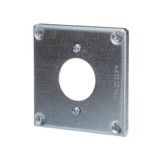 Iberville® BC8364 Surface Cover, 4 in L x 4 in W, Steel