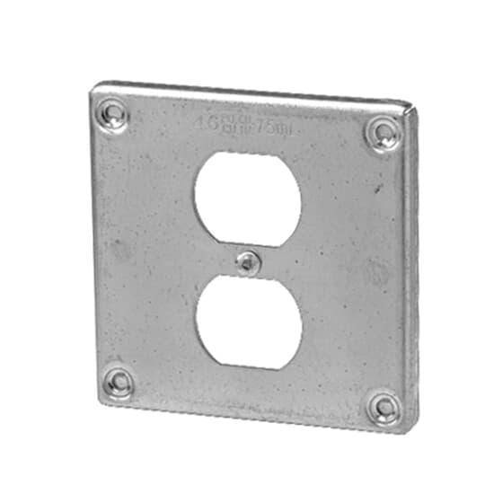Iberville® BC8365 Surface Cover, 4 in L x 4 in W, Steel