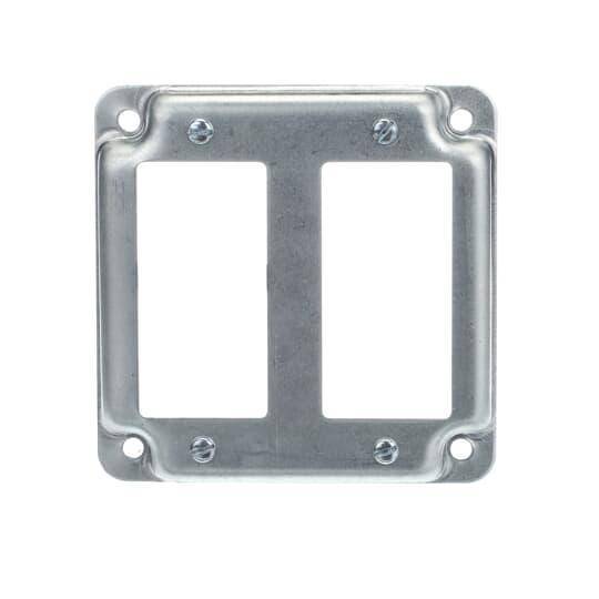 Iberville® BC8368 Square Box Cover, 4 in L x 4 in W, Steel