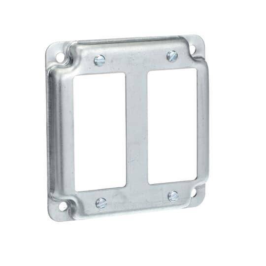 Iberville® BC8368 Square Box Cover, 4 in L x 4 in W, Steel