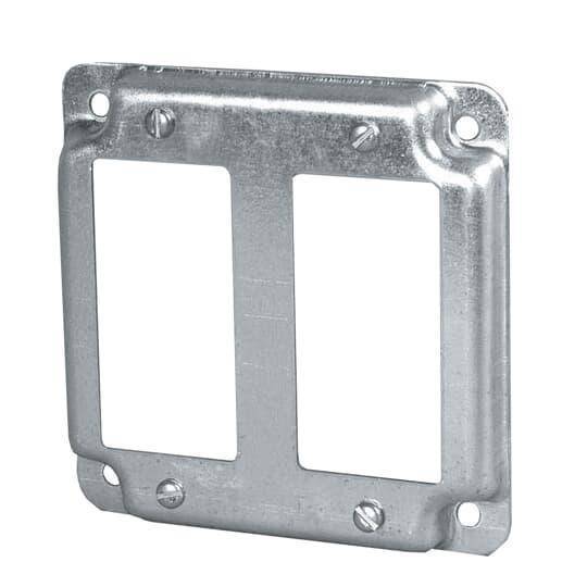 Iberville® BC8368 Square Box Cover, 4 in L x 4 in W, Steel