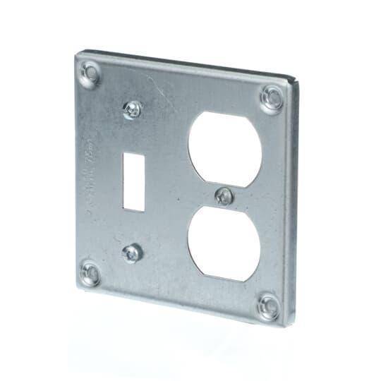 Iberville® BC8375 Surface Cover, 4 in L x 4 in W, Steel